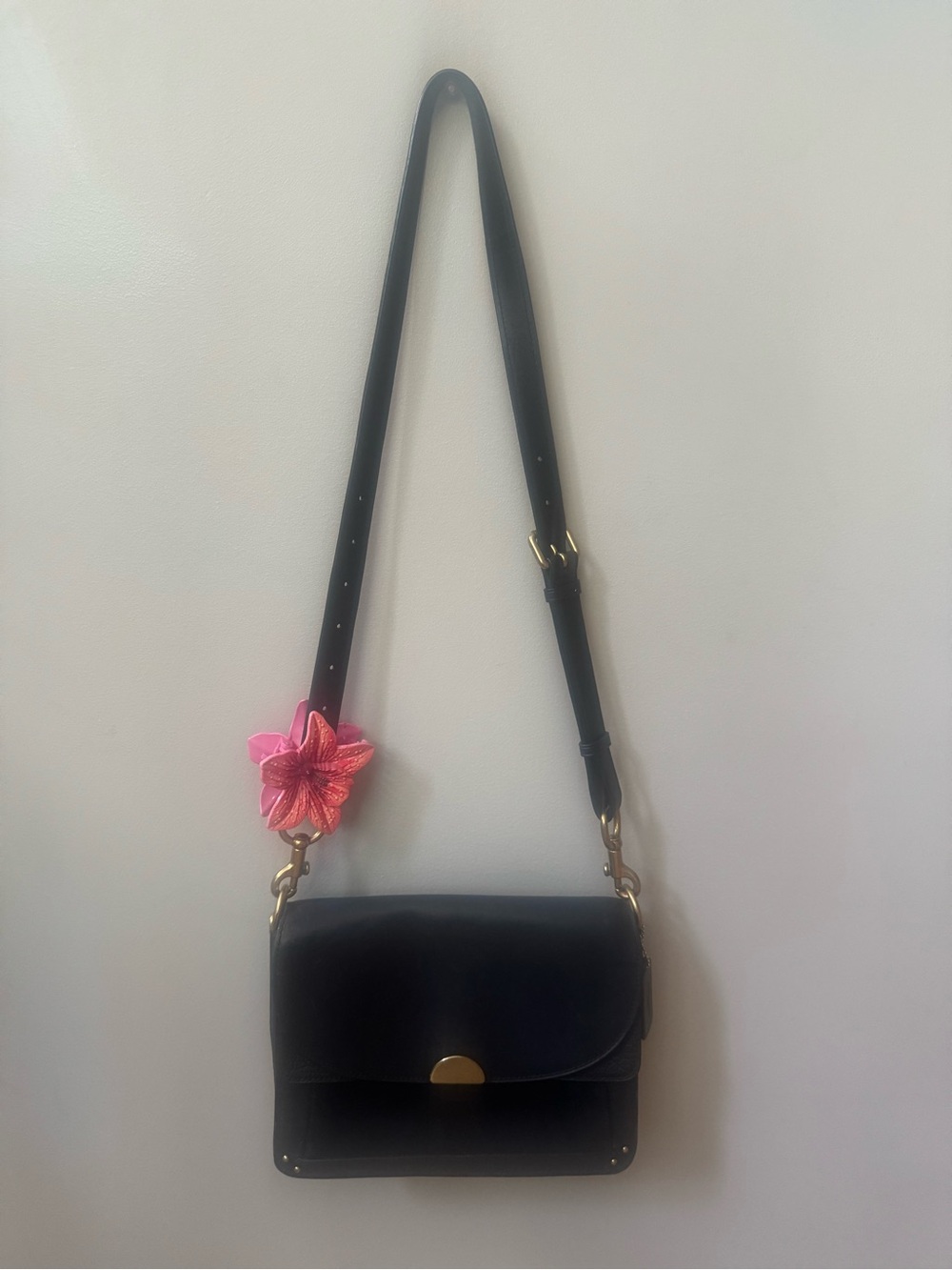 Coach Dreamer Mixed Leather Shoulder Bag